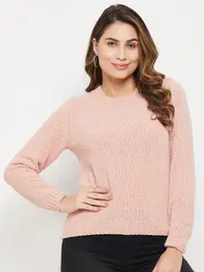 Madame Women Acrylic Ribbed Pullover