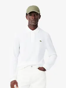 Lacoste Men Polo Collar Pure Cotton T-shirt
