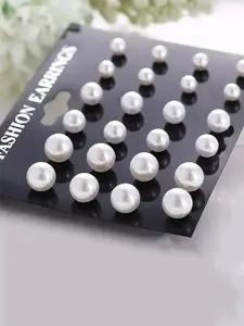 Jewels Galaxy Pack Of 6 Contemporary Studs Earrings