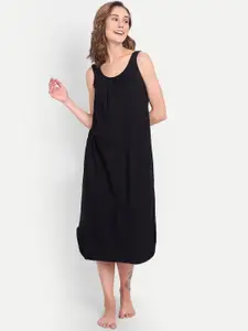 BLAZON Scoop Neck Durable Pure Cotton Nighty Slip