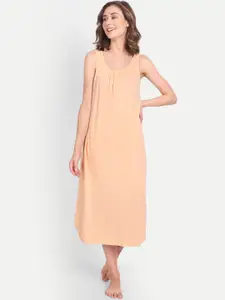 BLAZON Plus Size Pure Cotton Night Slip