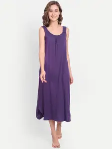 BLAZON Scoop Neck Durable Pure Cotton Nighty Slip