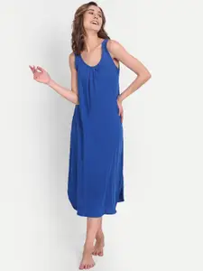 BLAZON Scoop Neck Durable Pure Cotton Nighty Slip