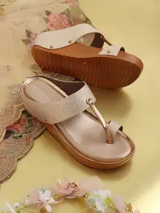 ICONICS Women Textured Comfort Heels