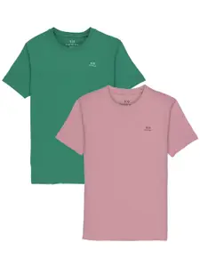 Status Quo Boys Pack Of 2 Cotton T-shirt