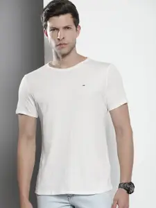 Tommy Hilfiger Men Round Neck Slim Fit Sustainable T-shirt