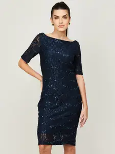 CODE by Lifestyle Sequinned Sheath Party Dress