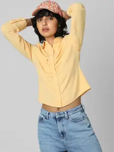 ONLY Women Onlmette Gathered Casual Shirt
