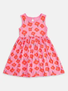 Pantaloons Junior Floral Printed Cotton Dress