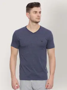 Van Heusen Innerwear Athleisure Men Solid Smart Tech Easy Stain Release T-Shirt