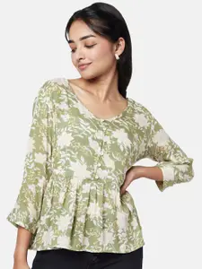 YU by Pantaloons Floral Printed Round Neck Top