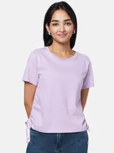 YU by Pantaloons Round Neck Cotton Top