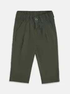 Pantaloons Baby Boys Low-Rise Cotton Trousers