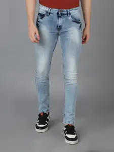 Urbano Fashion Men Slim Fit Heavy Fade Stretchable Jeans