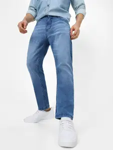 Urbano Fashion Men Slim Fit Low Distress Heavy Fade Stretchable Cotton Jeans