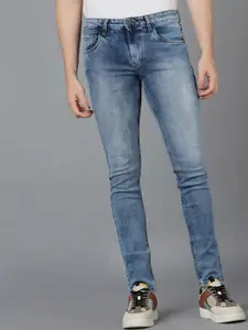 Urbano Fashion Men  Slim Fit Heavy Fade Stretchable Cotton Jeans