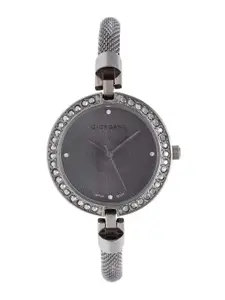 GIORDANO Embellished Dial & Bracelet Style Straps Analogue Watch