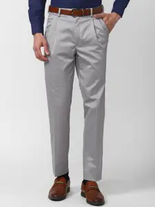 Peter England Casuals Men Pleated Trousers