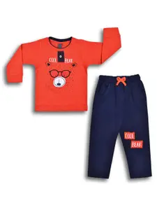 Wish Karo Boys Printed T-shirt with Trousers