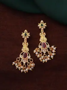 Estele Gold-Plated Classic Drop Earrings