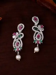 Estele Silver-Plated Classic Drop Earrings