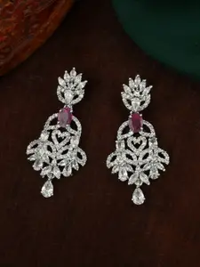 Estele Silver-Plated Classic Drop Earrings