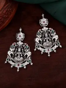 Estele Silver-Plated Animal Shaped Drop Earrings