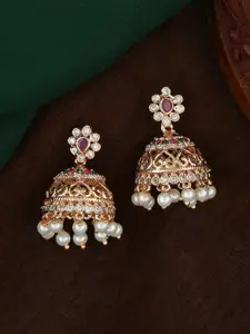 Estele Dome Shaped Jhumkas Earrings