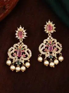Estele Gold-Plated Classic Drop Earrings