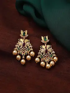 Estele Gold-Plated Classic Drop Earrings