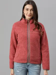 Woodland Women Pink Printed Sweatshirt