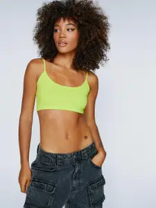 NASTY GAL Super Crop Fitted Top