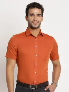 Turtle Men Rust Formal Shirt