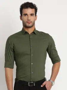 Turtle Men Premium Slim Fit Cotton Formal Shirt