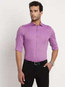 Turtle Men Cotton Slim Fit Formal Shirt