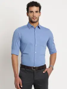 Turtle Men Slim Fit Cotton Formal Shirt