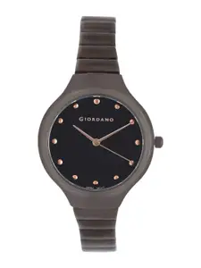 GIORDANO Women Embellished Dial Bracelet Style Straps Analogue Watch GZ-60031-77