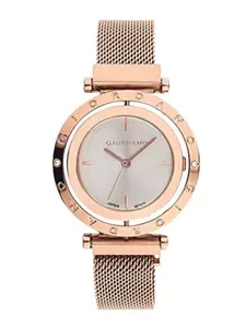 GIORDANO Women Bracelet Style Straps Analogue Watch GZ-60035-22-