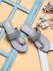 Shoestail Women One Toe Flats