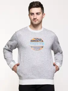 Club York Printed Round Neck Sweatshirt