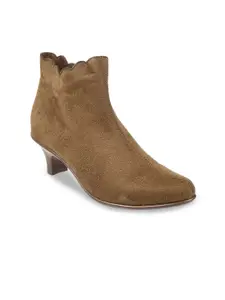 Mochi Women Kitten Heel Regular Boots