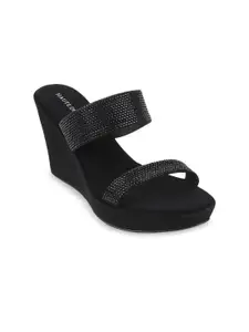 Mochi Embellished Wedge Heels