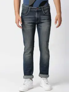Pepe Jeans Men Low-Rise Heavy Fade Cotton Stretchable Jeans