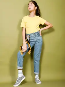 LilPicks Girls Blue Light Fade Jeans