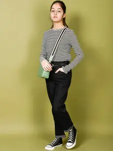 LilPicks Girls Regular Fit Clean look Cotton Jeans