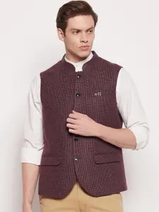Cantabil Men Woven Nehru Jacket