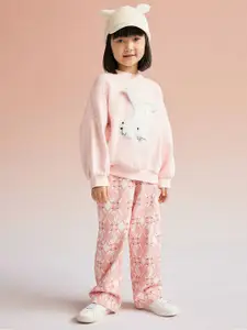 H&M Girls Applique Sweatshirt
