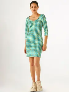 COVER STORY  Checked Sheath Dress