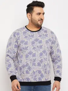 bigbanana Men Plus Size Cotton Printed Sweatshirt