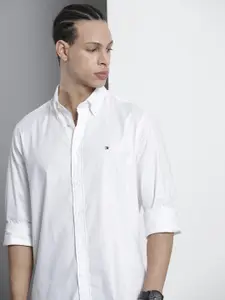 Tommy Hilfiger Men Button-Down Collar Thflex Casual Shirt